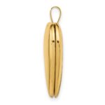 14K Polished Plain 20mm Heart Locket - Image 2
