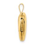 14k Polished 16mm Heart Locket - Image 2