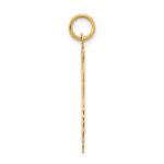14k .013 Depth Engravable Boy Head Charm - Image 2