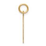 14k Etched Edge .035 Gauge Engravable Round Scalloped 18x15mm Disc Charm - Image 2
