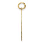 14k Plain Medium .013 Gauge Facing Right Engravable Boy Head Charm - Image 2