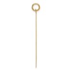 14k Plain .013 Gauge Round Engravable 38.3mm Disc Charm - Image 2