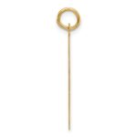 14k Etched Edge .013 Gauge Engravable Round 22.9mm Disc Charm - Image 2