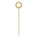 14k Plain .013 Gauge Engraveable Heart 25.7x28.9mm Disc Charm - Image 2