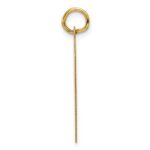 14k Plain .013 Gauge Engravable Heart 22.8x20.7mm Disc Charm - Image 2