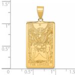 14ky The Lovers Tarot Card Pendant - Image 4