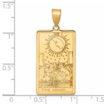 14ky The Moon Tarot Card Pendant - Image 4