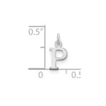 14kw Cutout Letter P Initial Pendant - Image 2