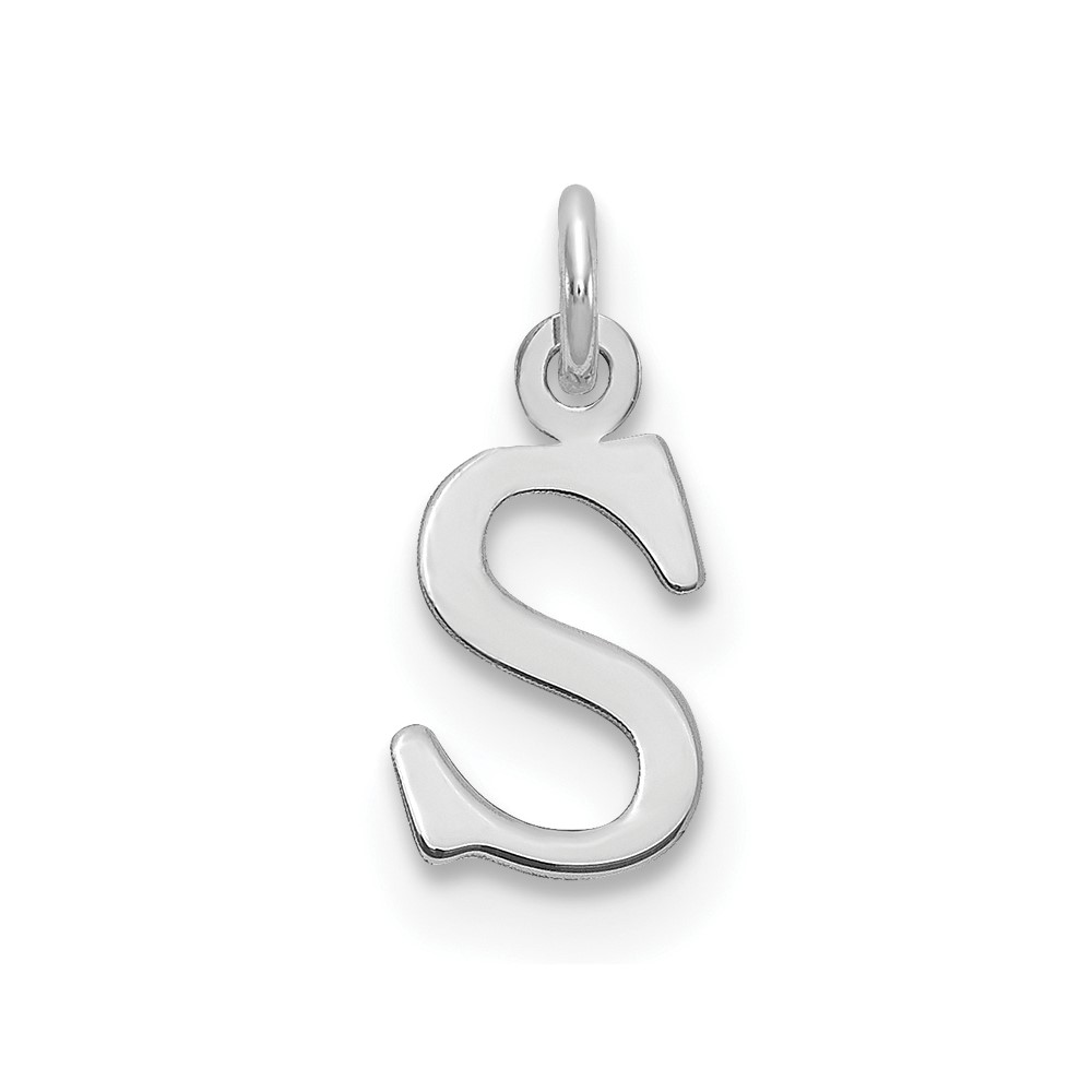 XNA1160SS_S-1.jpg 14kw Cutout Letter S Initial Pendant - Image 1