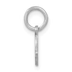 14KW Upper case Letter D Initial Charm - Image 2