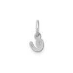 14KW Lower case Letter E Initial Charm - Image 3