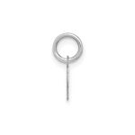 14KW Lower case Letter I Initial Charm - Image 2