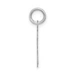 14KW Lower case Letter J Initial Charm - Image 2
