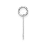 14KW Lower case Letter K Initial Charm - Image 2