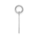 14KW Lower case Letter L Initial Charm - Image 2