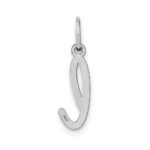 14KW Lower case Letter L Initial Charm - Image 3