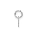 14KW Lower case Letter M Initial Charm - Image 2