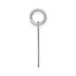 14KW Lower case Letter P Initial Charm - Image 2