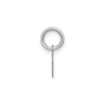 14KW Lower case Letter S Initial Charm - Image 2