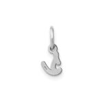 14KW Lower case Letter S Initial Charm - Image 3