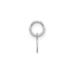 14KW Lower case Letter W Initial Charm - Image 2