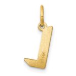 14KY Letter L Initial Pendant - Image 3