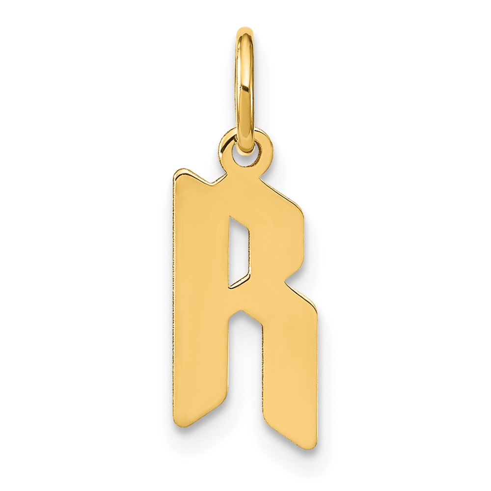 XNA1335GP_R.jpg 14KY Letter R Initial Pendant - Image 1