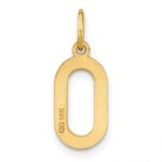 14ky Letter O Initial Pendant - Image 3