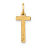 14ky Letter T Initial Pendant - Image 3