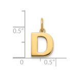 14ky Letter D Initial Pendant - Image 3