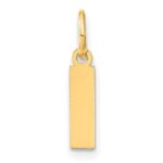 14ky Letter I Initial Pendant