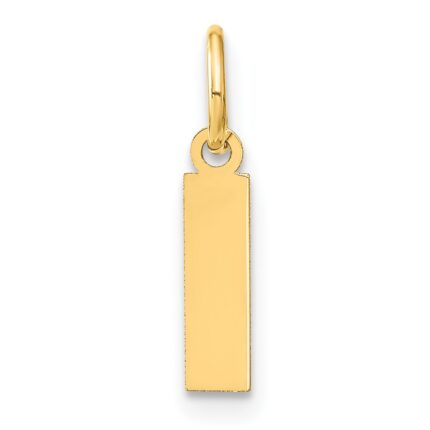 14ky Letter I Initial Pendant