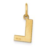 14ky Letter L Initial Pendant - Image 3