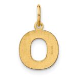 14ky Letter O Initial Pendant - Image 3