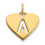 14ky Initial Letter A Initial Charm