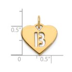 14ky Initial Letter B Initial Charm - Image 3