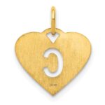14ky Initial Letter C Initial Charm - Image 4