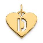 14ky Initial Letter D Initial Charm