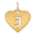 14ky Initial Letter E Initial Charm - Image 3