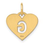 14ky Initial Letter G Initial Charm - Image 3