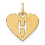 14ky Initial Letter H Initial Charm - Image 3