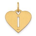 14ky Initial Letter I Initial Charm - Image 3