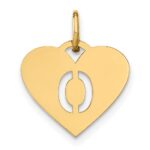 14ky Initial Letter O Initial Charm