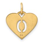 14ky Initial Letter O Initial Charm - Image 3