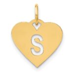 14ky Initial Letter S Initial Charm