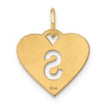 14ky Initial Letter S Initial Charm - Image 3