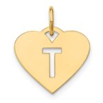 14ky Initial Letter T Initial Charm