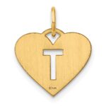 14ky Initial Letter T Initial Charm - Image 3