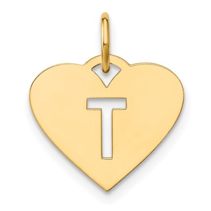14ky Initial Letter T Initial Charm