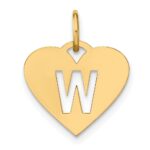 14ky Initial Letter W Initial Charm
